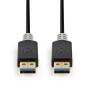 Nedis CCBW61000AT20 - 2 m - USB A - USB A - USB 3.2 Gen 1 (3.1 Gen 1) - Anthracite