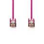 Nedis CAT5e-Netzwerkkabel / SF/UTP / RJ45 Stecker / RJ45 Stecker / 20.0 m / Rund / PVC / Pink / Plastikbeutel