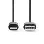 Nedis Daten-Ladekabel CCGP39300BK10 Apple Lightning 1m sw - Cable - Digital