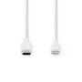 Nedis USB-Kabel| USB 2.0| Apple Lightning 8-Pin| USB-Typ-C Stecker| 480 Mbps| 60 W - Cable - Digital