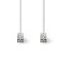 Nedis Cat 8.1 Kabel| S/FTP| RJ45|| 0.30 m| rund| PVC LSZH| Weiss| - Cable - Network