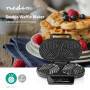 Nedis WAFFELEISEN DOPPELT      1200W (KAWP110FBK     SI/SW)