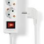 Nedis TISCHVERTEILER 3-FACH 1,5M (EXSO315UFSWT   2XUSB)