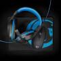 Nedis Gaming Combo Kit| 3 in 1| Headset Maus und Mauspad| Blau Schwarz