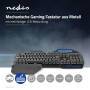 Nedis Tastatur  Nedis Sortiment GKBD400BKDE (DE) schwarz