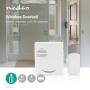 Nedis DOORB211WT - Grey - White - 80 dB - Acrylonitrile butadiene styrene (ABS) - Wireless - 433 MHz - 100 m