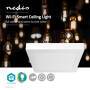 Nedis WIFILAC30WT - Smart ceiling light - White - Wi-Fi - Neutral white - Warm white - 2700 K - 6500 K