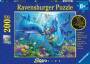 Ravensburger 13678 Puzzle Leuchtendes Unterwasserparadies 100/200 Teile XXL