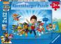 Ravensburger 7586 Puzzle Ryder und die Paw Patrol 2 X 12 Teile