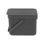 Brabantia Sort & Go Behälter 6l Dark Grey Papierkörbe & Mülleimer