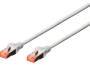 DIGITUS Patchkabel Cat6  S/FTP 2xRJ45 20.0m grau Hebelschutz Polybeutel (DK-1644-200)