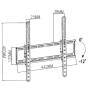 Nedis Wandhalterung mit Neigungsfunktion - für Bildschirme von 23 bis 55