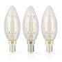 Nedis LED-FILAMENT-LAMPE E14 KER. 2W (LBFE14C351P3    3STK)