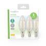 Nedis LED-FILAMENT-LAMPE E14 KER. 2W (LBFE14C351P3    3STK)