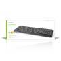 Nedis Kabelgebundenes Keyboard / USB-A / Multimedia / AZERTY / FR-Layout / Numerische Tastatur