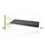 Nedis Kabelgebundenes Keyboard / USB-A / Multimedia / QWERTY / IT-Layout / Numerische Tastatur