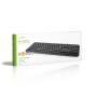 Nedis Kabelgebundenes Keyboard / USB-A / Multimedia / QWERTY / IT-Layout / Numerische Tastatur