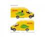 majorette Mercedes-Benz Sprinter DHL