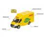 majorette Mercedes-Benz Sprinter DHL