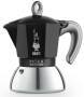 Bialetti Moka Induction - Moka pot - 0.4 L - Black,Silver - Aluminum - 2 cups - Polypropylene (PP)