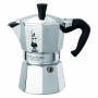 Bialetti Moka Express - Moka pot - 0.2 L - Aluminum - Black - Aluminum - 3 cups - Moka Express