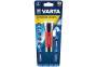 Varta 17627101421 - Hand flashlight - Black,Red - Aluminum - IPX4 - LED - 1 lamp(s)