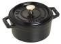 STAUB Cocotte Bräter Mini nClassic Gusseisen 0,25 l Ø10cm schwarz