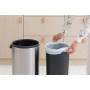 Brabantia Touch Bin - 30L - 30 L - Round - Plastic,Stainless steel - Manual - Stainless steel - 29 cm