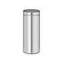 Brabantia Touch Bin - 30L - 30 L - Round - Plastic,Stainless steel - Manual - Stainless steel - 29 cm