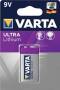 Varta 9-VOLT PROFESSIONAL LITHIUM (6122301401      1STK)