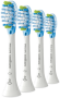 Philips Sonicare 4-pack Standard sonic toothbrush heads - 4 pc(s) - White - Soft - flexible rubber sides - 2 Series plaque control 2 Series plaque defense 3 Series gum health DiamondClean DiamondClean...