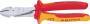 KNIPEX 74 06 200 - Diagonal-cutting pliers - Chromium-vanadium steel - Plastic - Red/Orange - 20 cm - 308 g