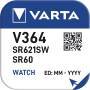 Varta V 364 - Single-use battery - Silver-Oxide (S) - 1.55 V - 1 pc(s) - 18 mAh - 6.8 mm