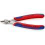 KNIPEX 78 03 125 - Side-cutting pliers - Steel - Plastic - Blue/Red - 12.5 cm - 56 g