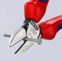 KNIPEX 70 02 140 - Diagonal-cutting pliers - Chromium-vanadium steel - Plastic - Blue/Red - 14 cm - 150 g