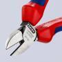 KNIPEX 70 02 140 - Diagonal-cutting pliers - Chromium-vanadium steel - Plastic - Blue/Red - 14 cm - 150 g