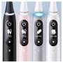 Oral-B iO 6 iO6 Doppelpack Elektrische Zahnbürste/Electric Toothbrush mit revolutionärer Magnet-Technologie, 5 Putzmodi & Display, 3 Aufsteckbürsten, black lava/pink sand