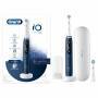 Oral-B iO 7 iO7 Elektrische Zahnbürste/Electric Toothbrush, Magnet-Technologie, 2 Aufsteckbürsten, 5 Putzmodi für Zahnpflege, Display & Reiseetui, Designed by Braun, sapphire blue