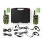 Nedis WALKIE TALKIE    SET   2 HÖRER (WLTK0810BK        GN)