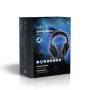 Nedis Gaming Headset / Über Ohr / Stereo / USB Type-A / 2x 3.5 mm / Klappbarer Mikrofon / 2.20 m / LED