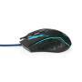 Nedis Gaming Mouse / Verdrahtet / 1200 / 1800 / 2400 / 3600 dpi / Einstellbar DPI / Anzahl Knöpfe: 6 / Programmierbare Tasten / Rechtshändig / 1.50 m / LED