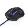 Nedis Gaming Mouse / Verdrahtet / 1200 / 1800 / 2400 / 3600 dpi / Einstellbar DPI / Anzahl Knöpfe: 6 / Programmierbare Tasten / Rechtshändig / 1.50 m / LED