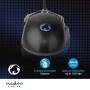 Nedis Gaming Mouse| Verdrahtet| dpi 800 1200 2400 3200 4800 7200 dpi| - Mouse - 7,200 dpi