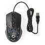 Nedis Gaming Mouse| Verdrahtet| dpi 800 1200 2400 3200 4800 7200 dpi| - Mouse - 7,200 dpi