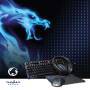 Nedis Gaming Combo Kit / 5-in-1 / Tastatur, Headset, Maus und Mauspad / Schwarz / QWERTY / ND-Layout