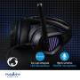 Nedis Gaming Headset / Über Ohr / Surround / USB Type-A / Klappbarer Mikrofon / 2.10 m / LED