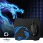 Nedis Gaming Mouse & Pad Set| Verdrahtet| dpi 1200 2400 4800 7200 dpi| - Mouse - 7,200 dpi