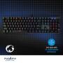 Nedis Wired Gaming Keyboard| USB Type-A| Mechanische Tasten| LED| QWERTY| US-Layout| - Keyboard - Touchpen