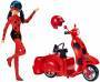 Bandai Miraculous Ladybug Scooter mit Puppe