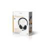 Nedis PC-Headset / Auf Ohr / Stereo / Bluetooth / Klappbarer Mikrofon / Schwarz